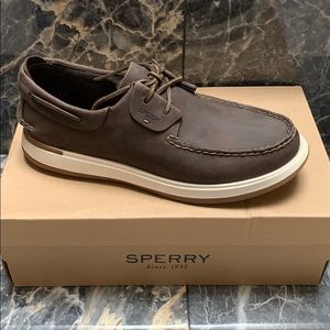 Sperry Caspian Leather Boat Shoes